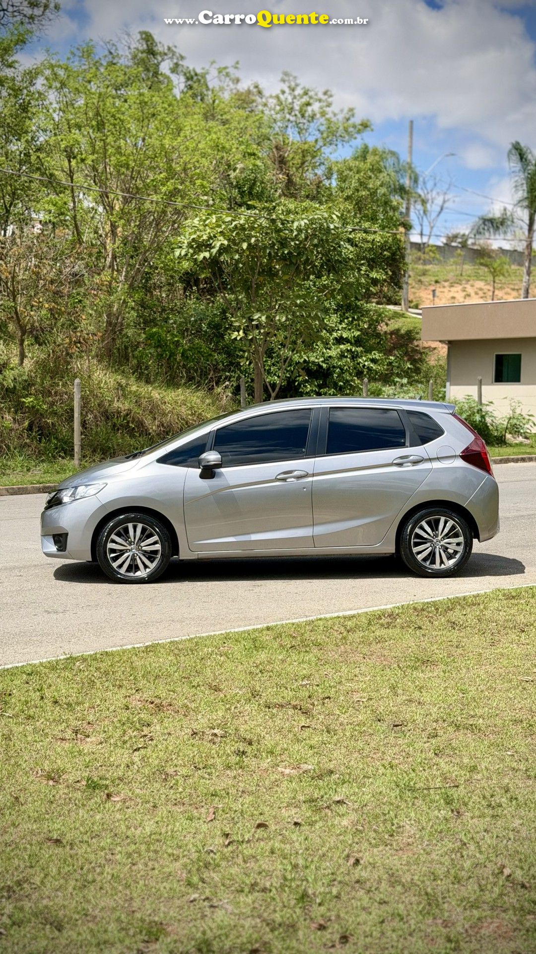HONDA   FIT EXSEX 1.5 FLEXFLEXONE 16V 5P AUT.   CINZA 2016 1.5 GASOLINA - Loja