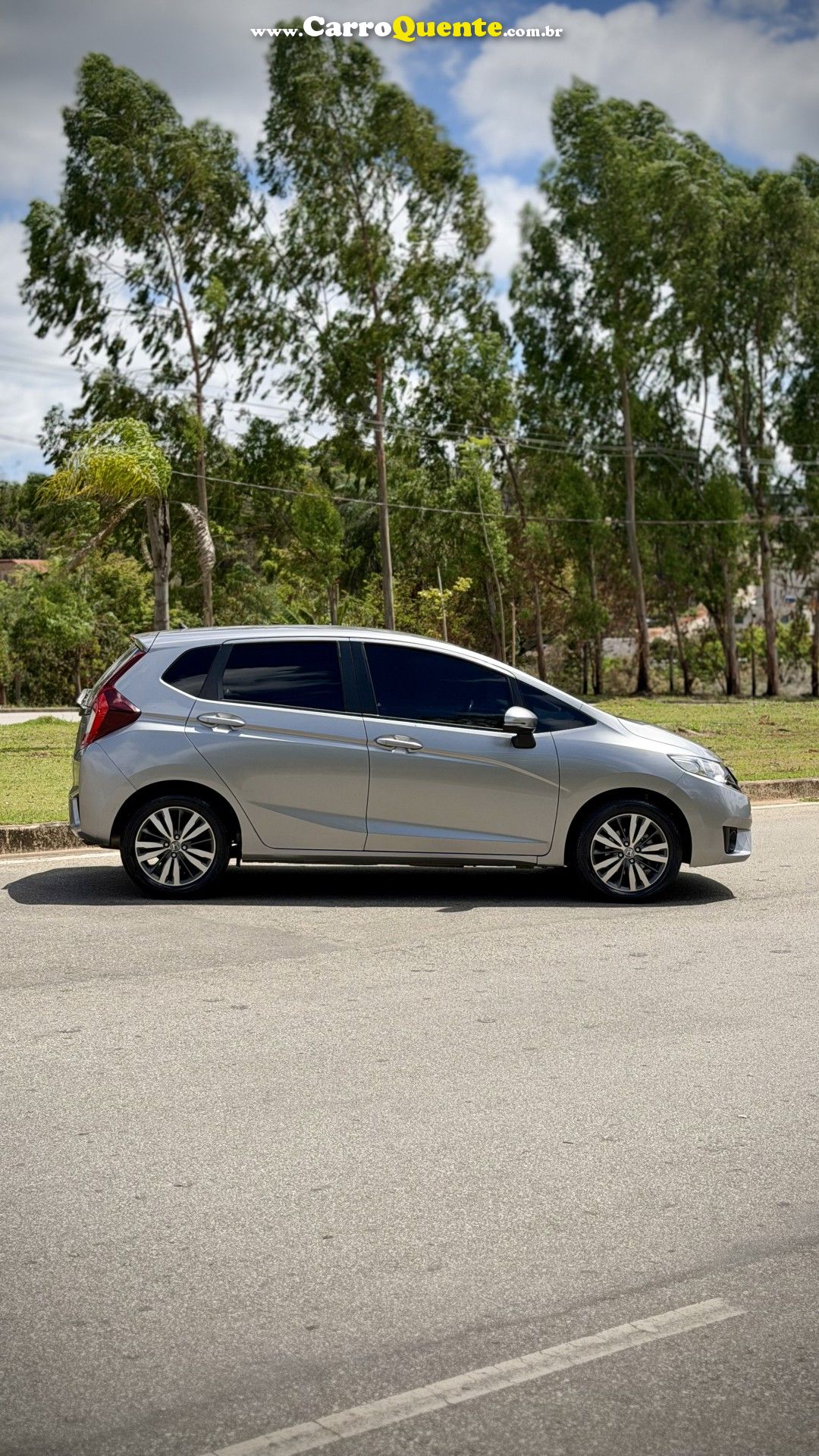 HONDA   FIT EXSEX 1.5 FLEXFLEXONE 16V 5P AUT.   CINZA 2016 1.5 GASOLINA - Loja