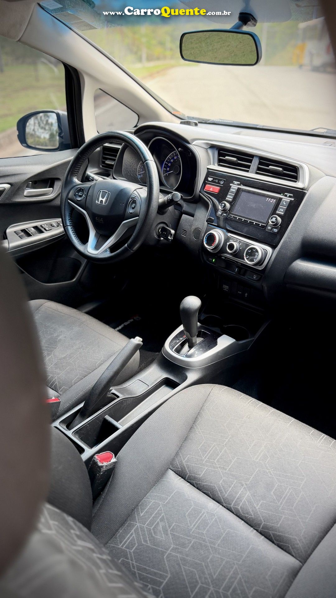 HONDA   FIT EXSEX 1.5 FLEXFLEXONE 16V 5P AUT.   CINZA 2016 1.5 GASOLINA - Loja