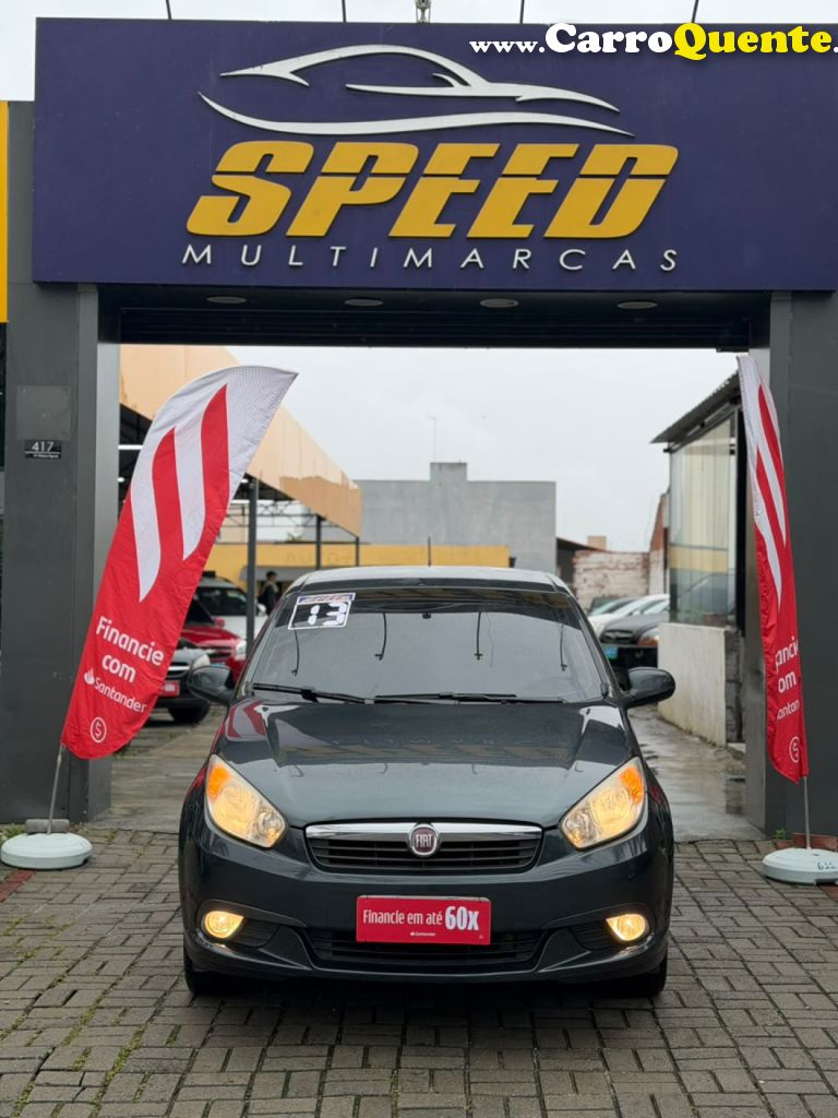 FIAT   GRAND SIENA ATTRAC. 1.4 EVO F.FLEX 8V   CINZA 2013 1.4 FLEX - Loja