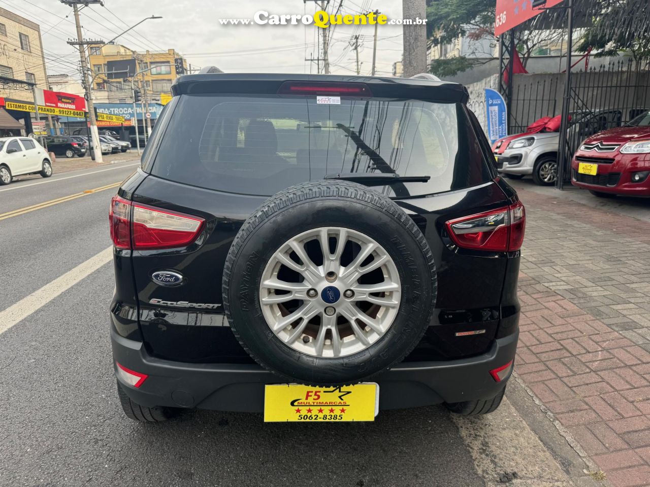 FORD   ECOSPORT SE 1.6 16V FLEX 5P AUT.   PRETO 2016 1.6 FLEX - Loja