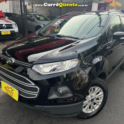 FORD   ECOSPORT SE 1.6 16V FLEX 5P AUT.   PRETO 2016 1.6 FLEX