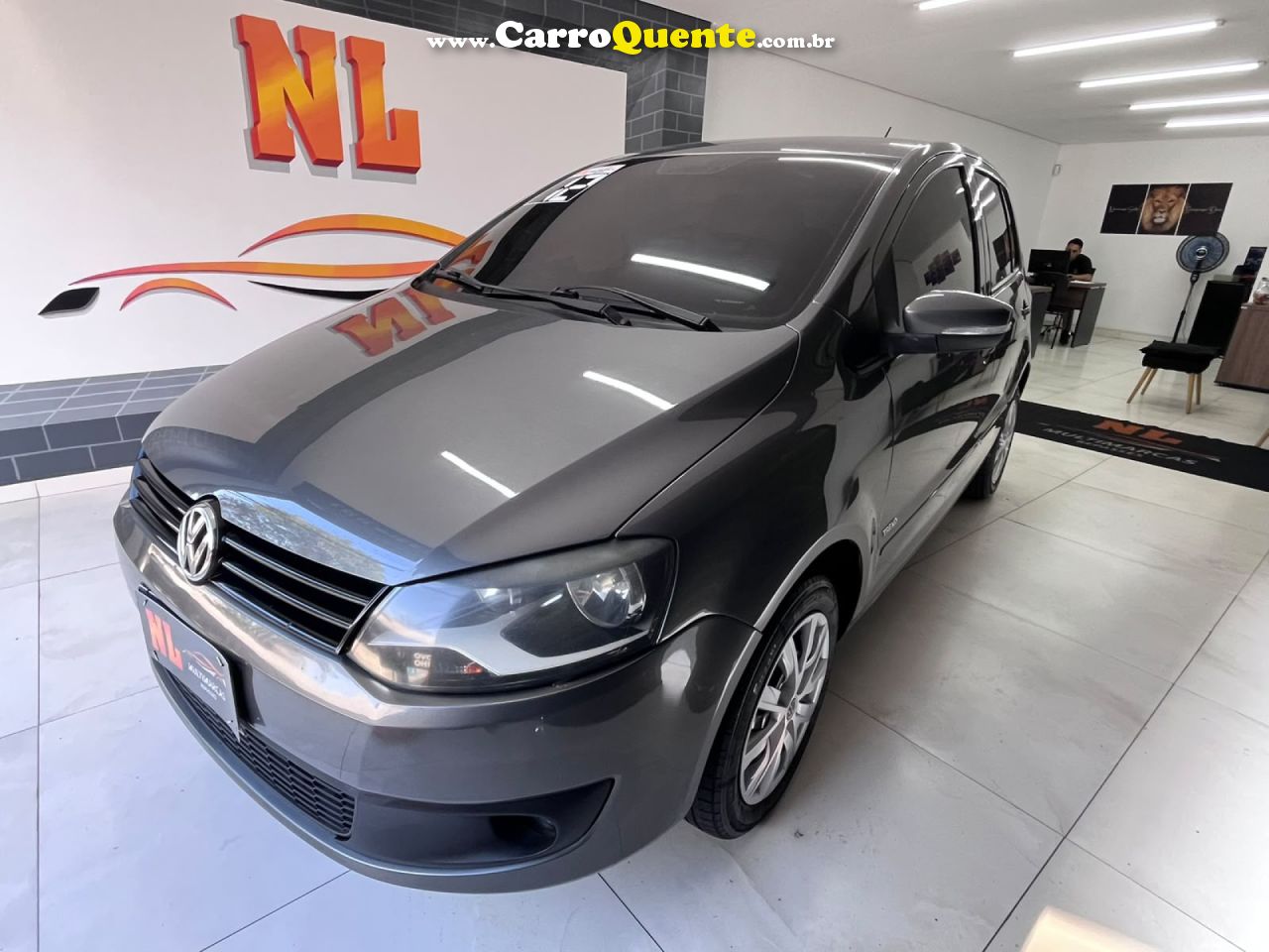 VOLKSWAGEN   FOX 1.6 MI TOTAL FLEX 8V 5P   CINZA 2012 1.6 FLEX - Loja