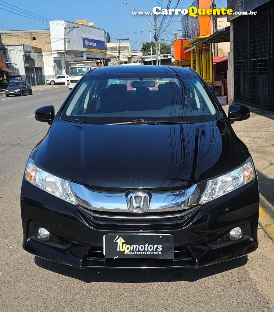 HONDA   CITY SEDAN EX 1.5 FLEX 16V 4P AUT.   PRETO 2015 1.5 FLEX - Loja
