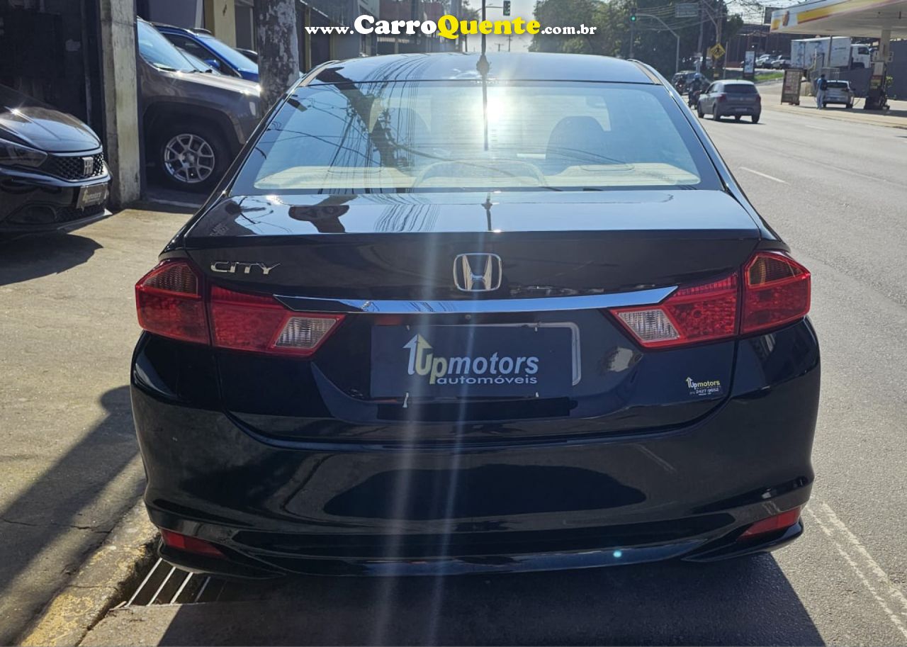 HONDA   CITY SEDAN EX 1.5 FLEX 16V 4P AUT.   PRETO 2015 1.5 FLEX - Loja