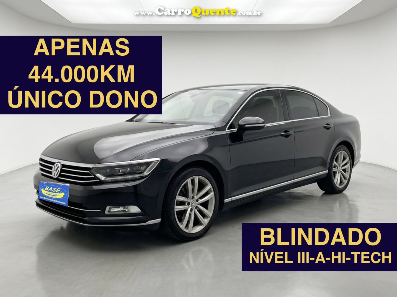 VOLKSWAGEN   PASSAT HIGHLINE 2.0 TSI 220CV TIP.   PRETO 2016 2.0 GASOLINA - Loja