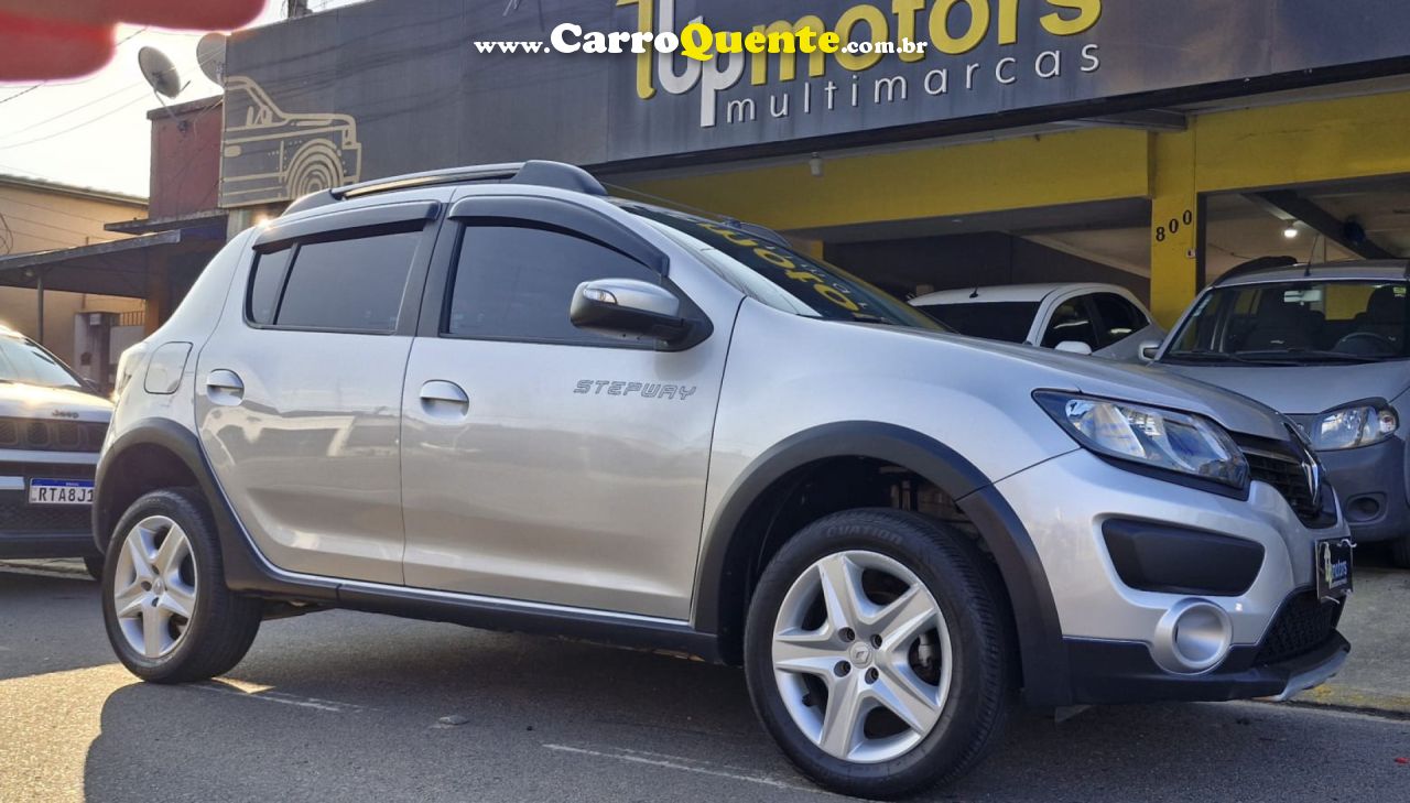 RENAULT   SANDERO STEPWAY EXP. FLEX 1.6 16V 5P   PRATA 2019 1.6 FLEX - Loja