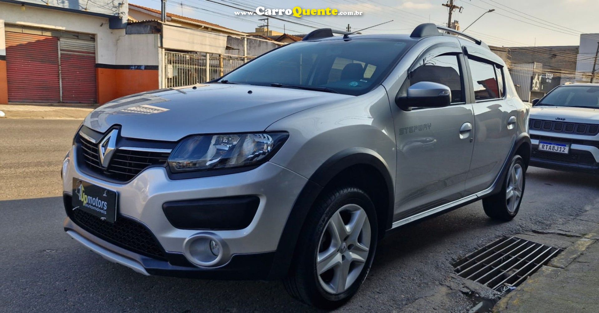 RENAULT   SANDERO STEPWAY EXP. FLEX 1.6 16V 5P   PRATA 2019 1.6 FLEX - Loja