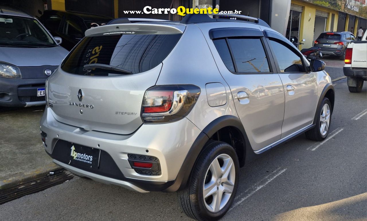 RENAULT   SANDERO STEPWAY EXP. FLEX 1.6 16V 5P   PRATA 2019 1.6 FLEX - Loja