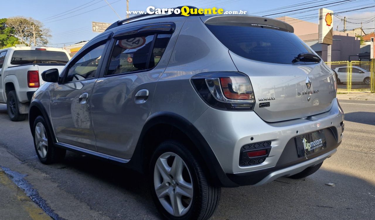 RENAULT   SANDERO STEPWAY EXP. FLEX 1.6 16V 5P   PRATA 2019 1.6 FLEX - Loja
