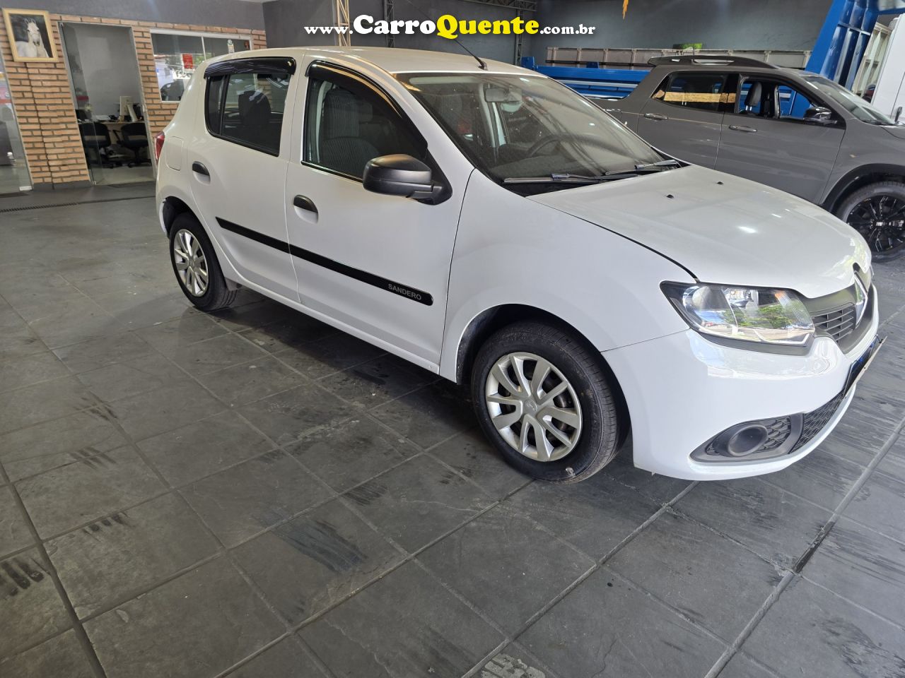 RENAULT   SANDERO AUTHENTIQUE FLEX 1.0 12V 5P   BRANCO 2020 1.0 FLEX - Loja