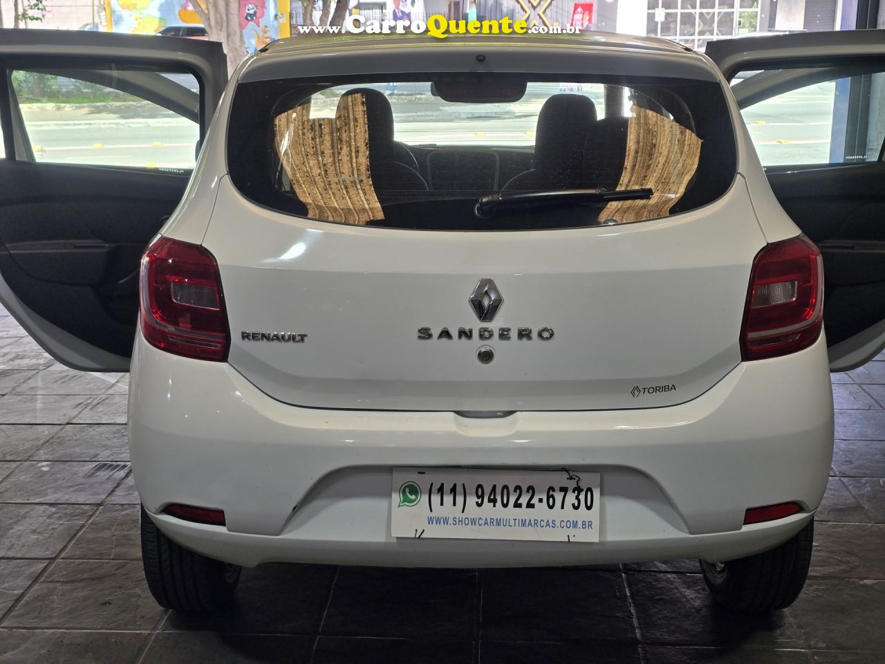 RENAULT   SANDERO AUTHENTIQUE FLEX 1.0 12V 5P   BRANCO 2020 1.0 FLEX - Loja