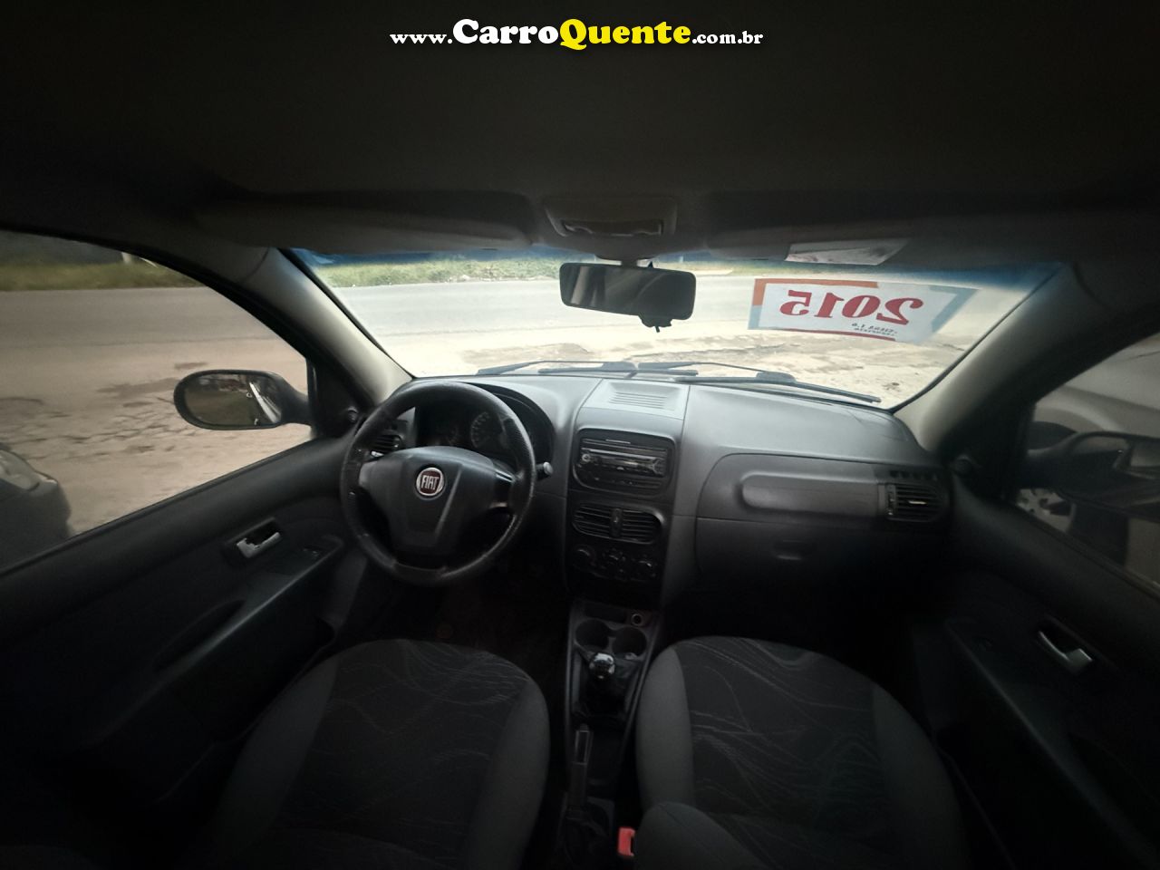 FIAT   SIENA EL 1.0 MPI FIRE FLEX 8V 4P   CINZA 2015 1.0 FLEX - Loja