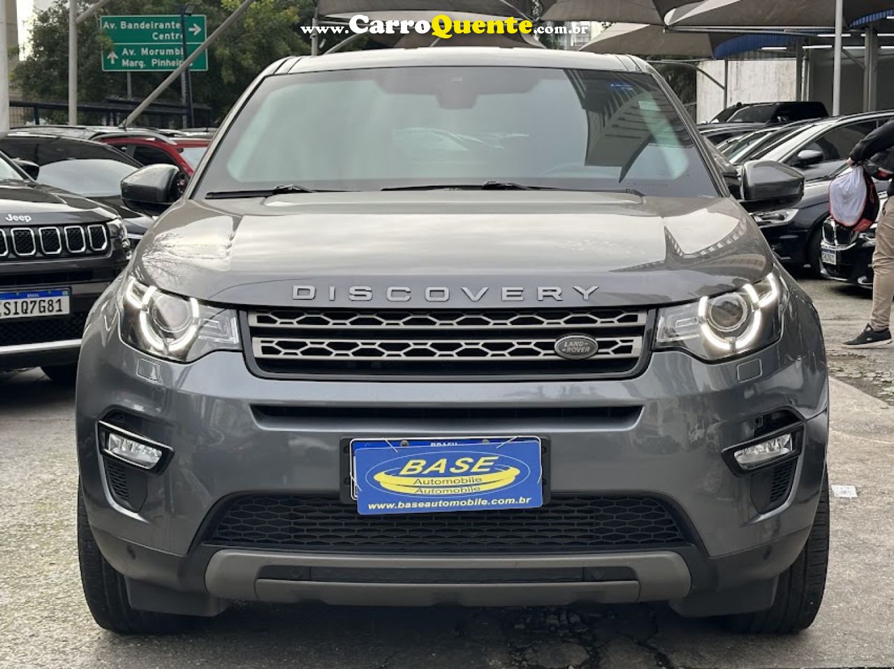 LAND ROVER   DISCOVERY SPORT 2.0 16V SI4 TURBO GASOLINA SE 4P AUTOMÁTICO   CINZA 2017 2.0 GASOLINA - Loja