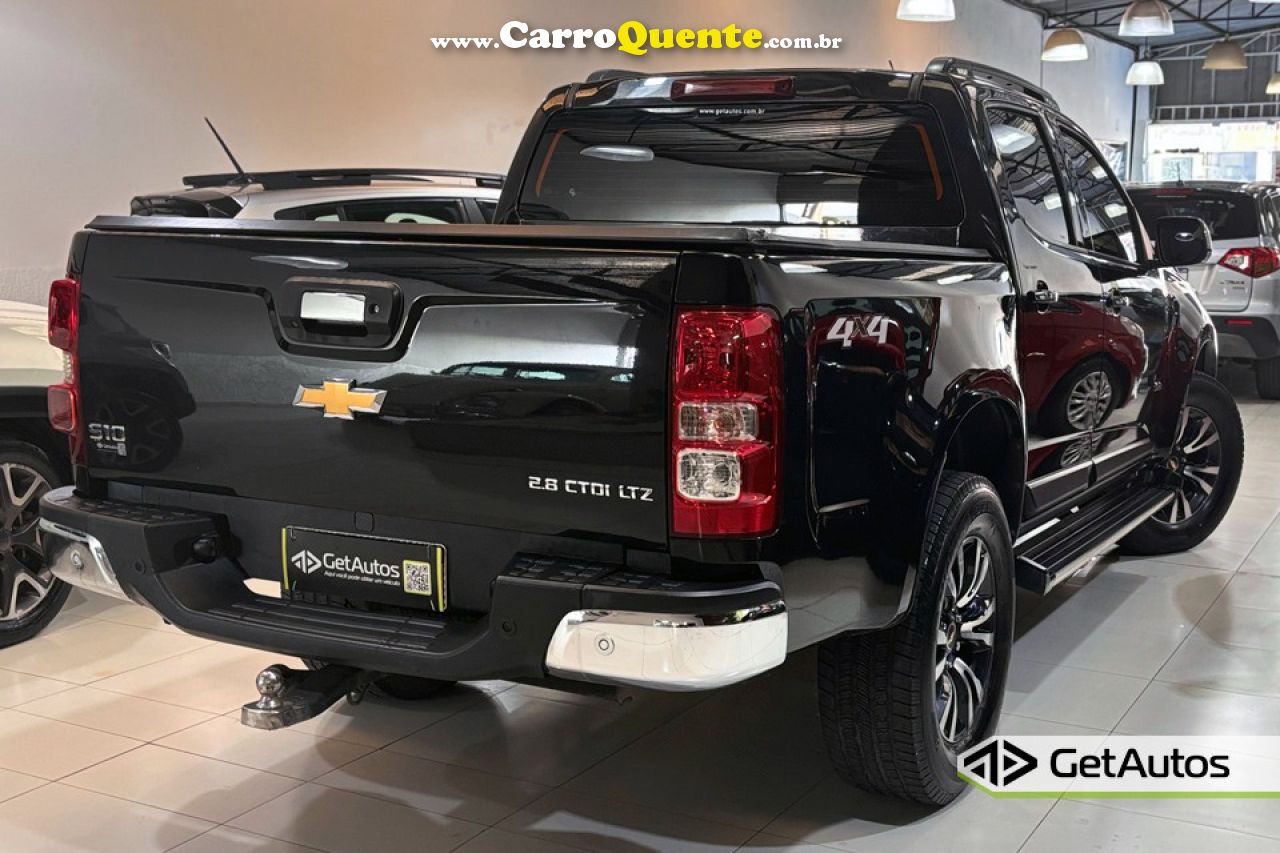CHEVROLET   S10 PICK-UP LTZ 2.8 TDI 4X4 CD DIES.AUT   PRETO 2020 2.8 DIESEL - Loja