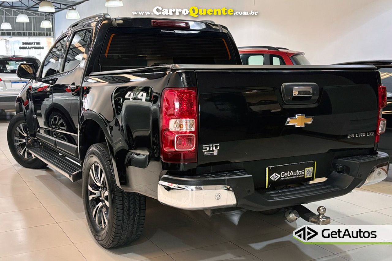 CHEVROLET   S10 PICK-UP LTZ 2.8 TDI 4X4 CD DIES.AUT   PRETO 2020 2.8 DIESEL - Loja