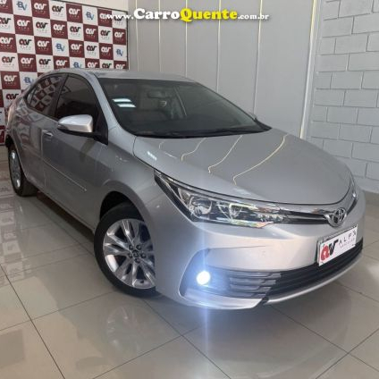 TOYOTA   COROLLA XEI 2.0 FLEX 16V AUT.   PRATA 2018 2.0 FLEX