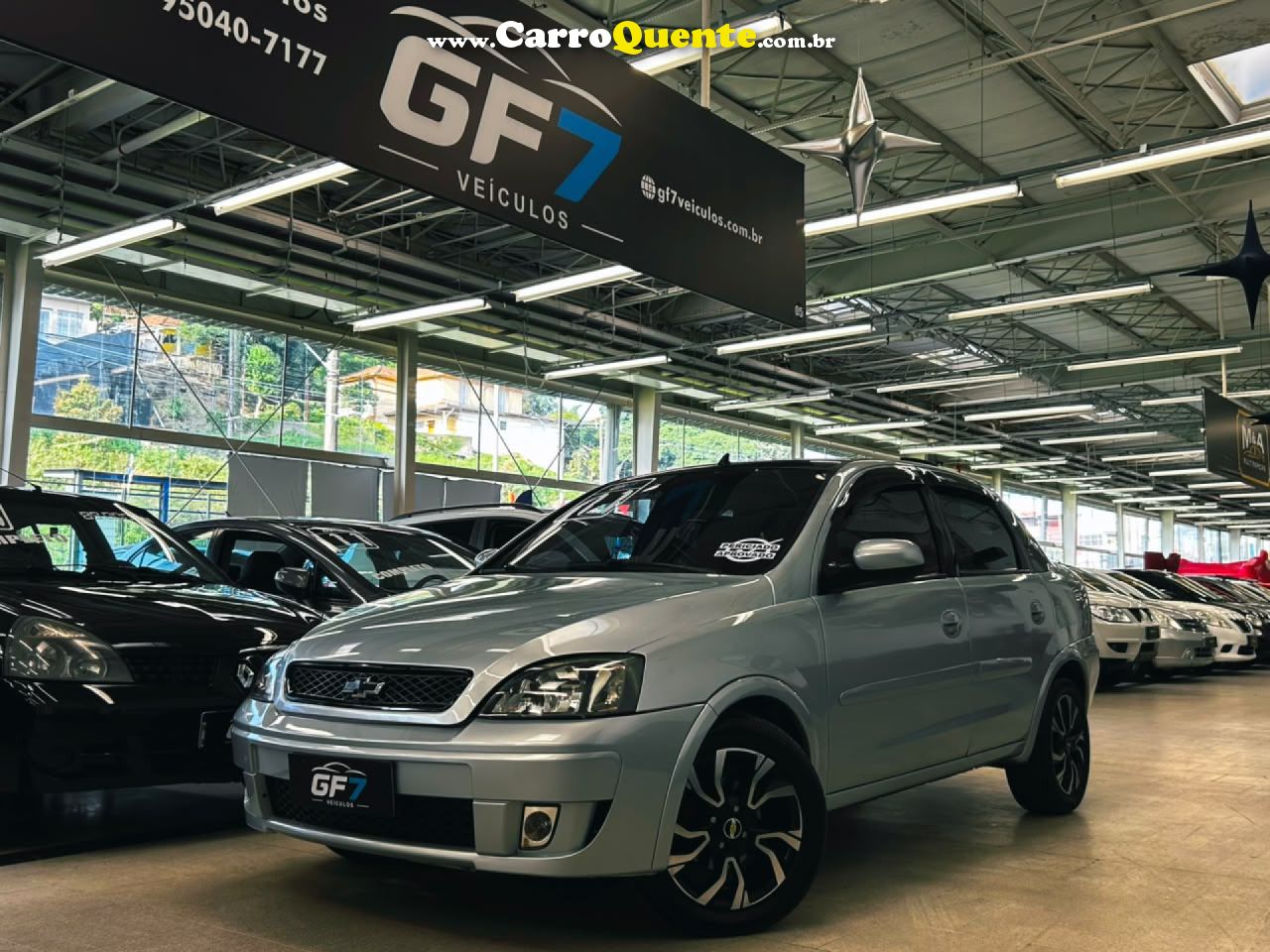 CHEVROLET   CORSA SED. PREMIUM 1.4 8V ECONOFLEX 4P   PRATA 2011 1.4 GASOLINA - Loja