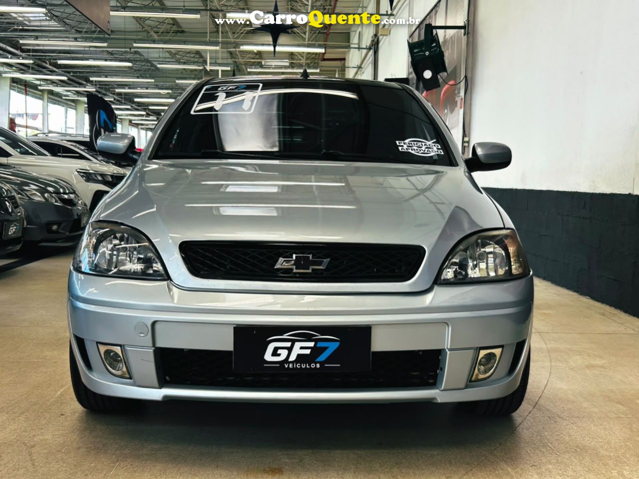 CHEVROLET   CORSA SED. PREMIUM 1.4 8V ECONOFLEX 4P   PRATA 2011 1.4 GASOLINA - Loja