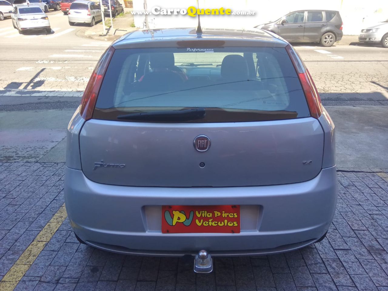 FIAT   PUNTO  ELX 1.4 FIRE FLEX 8V 5P   PRATA 2010 1.4 FLEX - Loja