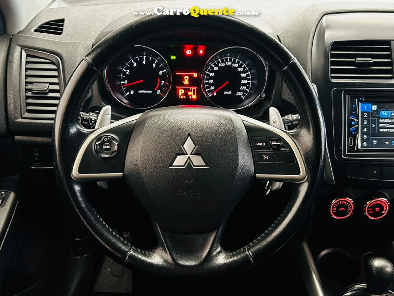 MITSUBISHI   ASX 2.0 16V 160CV AUT.   VERMELHO 2016 2.0 GASOLINA - Loja