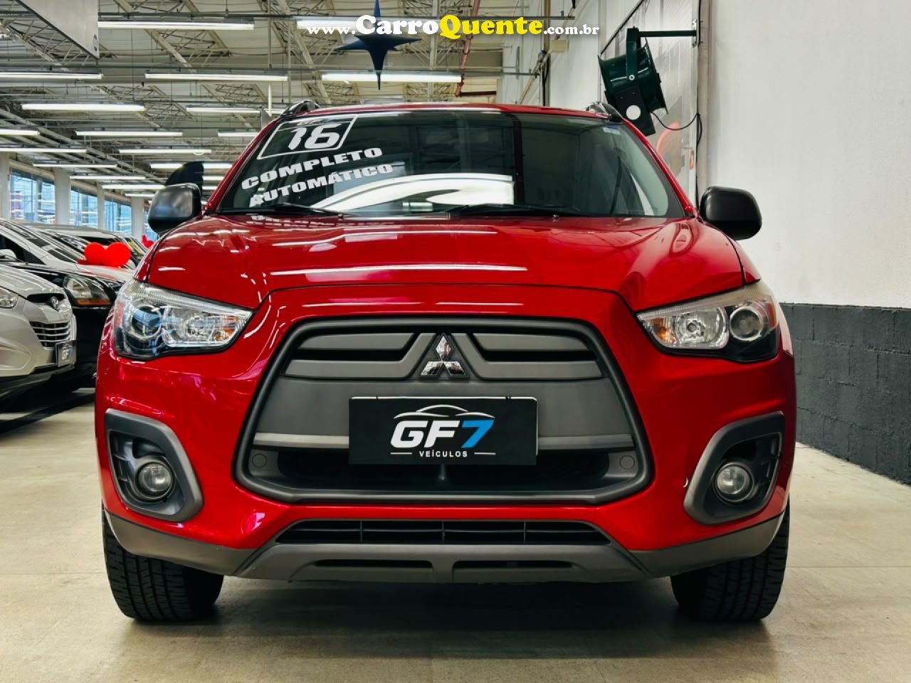 MITSUBISHI   ASX 2.0 16V 160CV AUT.   VERMELHO 2016 2.0 GASOLINA - Loja