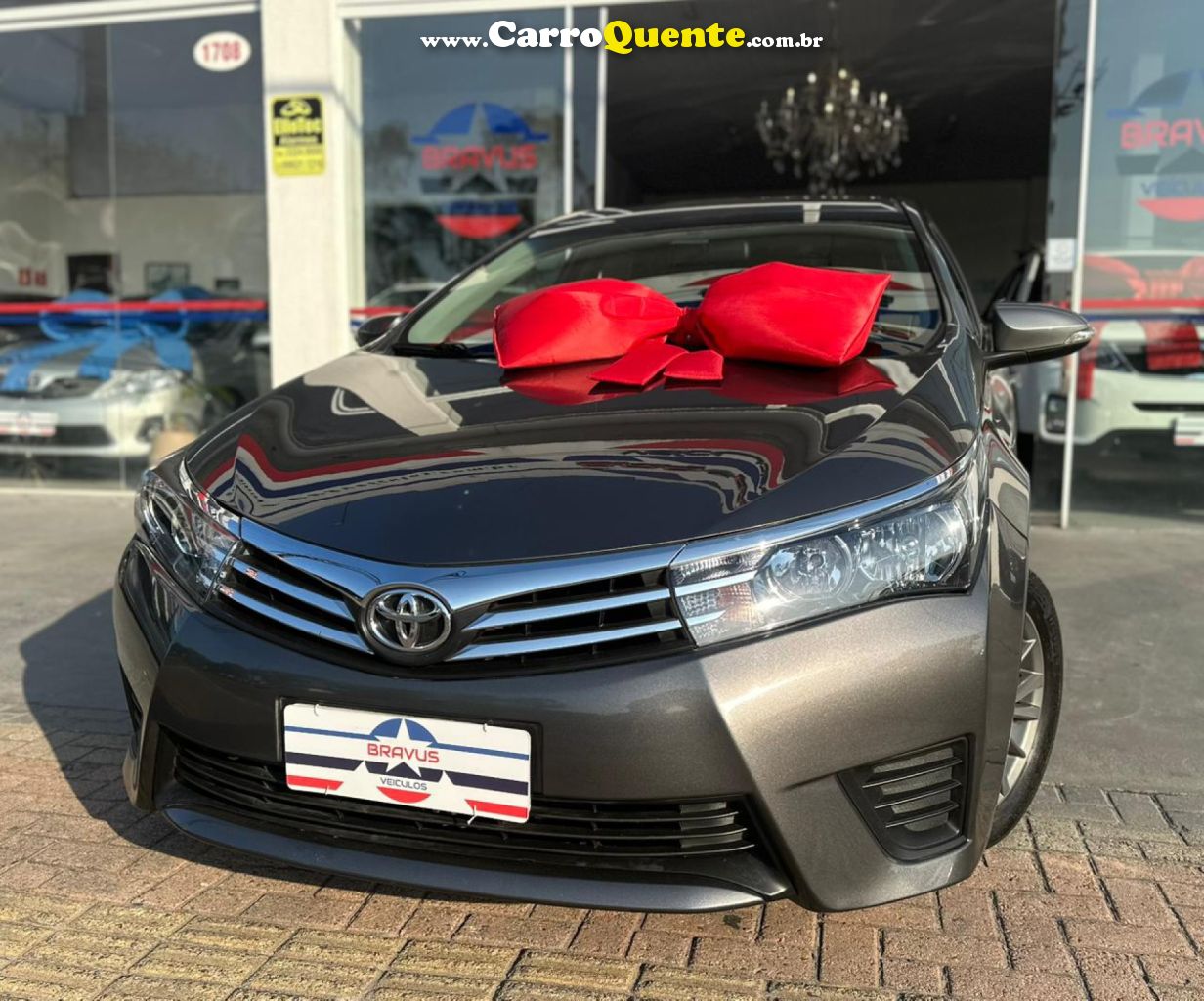 TOYOTA   COROLLA GLI 1.8 FLEX 16V  AUT.   CINZA 2017 1.8 FLEX - Loja
