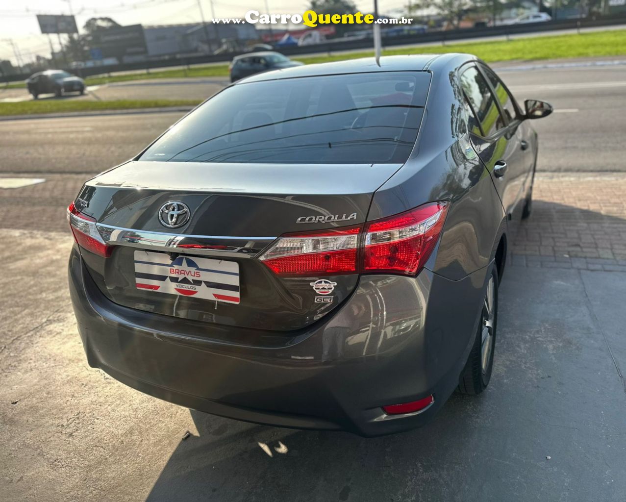 TOYOTA   COROLLA GLI 1.8 FLEX 16V  AUT.   CINZA 2017 1.8 FLEX - Loja