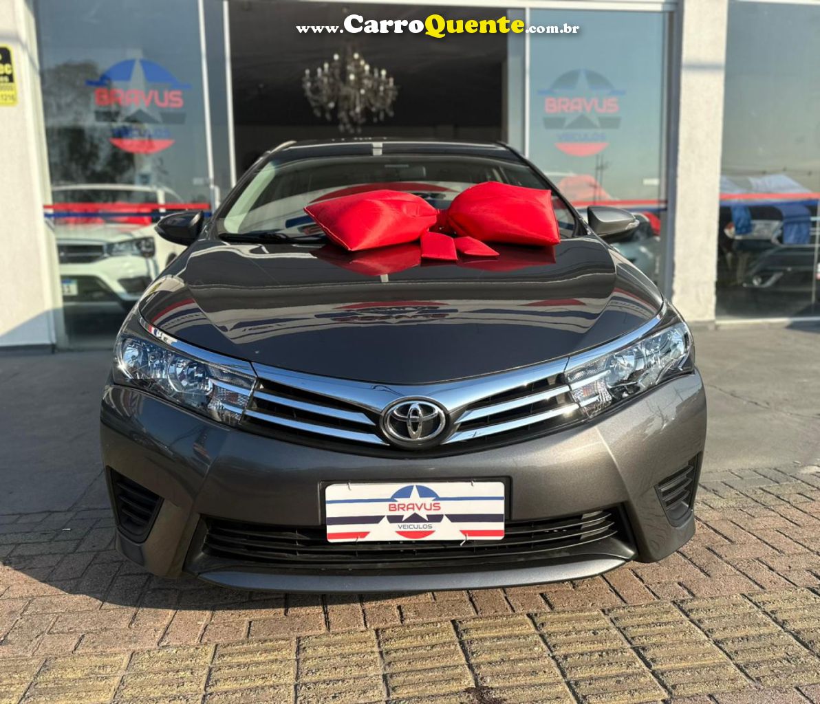 TOYOTA   COROLLA GLI 1.8 FLEX 16V  AUT.   CINZA 2017 1.8 FLEX - Loja