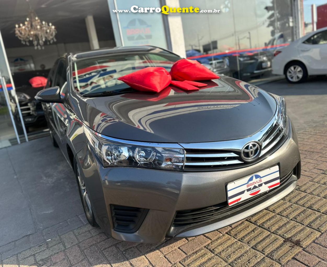 TOYOTA   COROLLA GLI 1.8 FLEX 16V  AUT.   CINZA 2017 1.8 FLEX - Loja