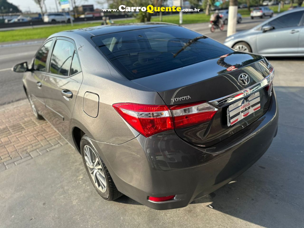 TOYOTA   COROLLA GLI 1.8 FLEX 16V  AUT.   CINZA 2017 1.8 FLEX - Loja