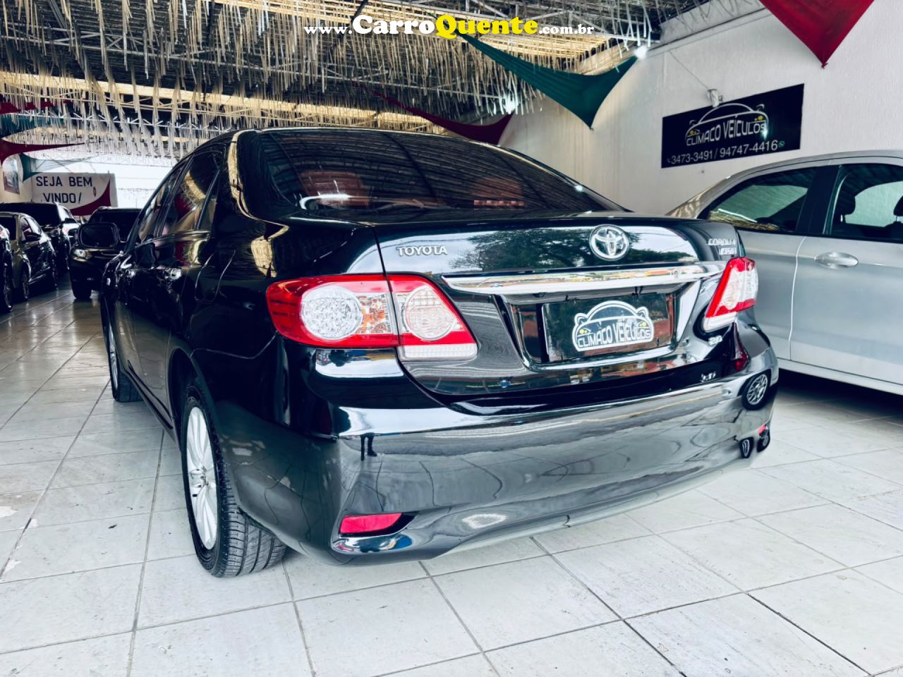 TOYOTA   COROLLA ALTIS 2.0 FLEX 16V AUT.   PRETO 2014 2.0 FLEX - Loja