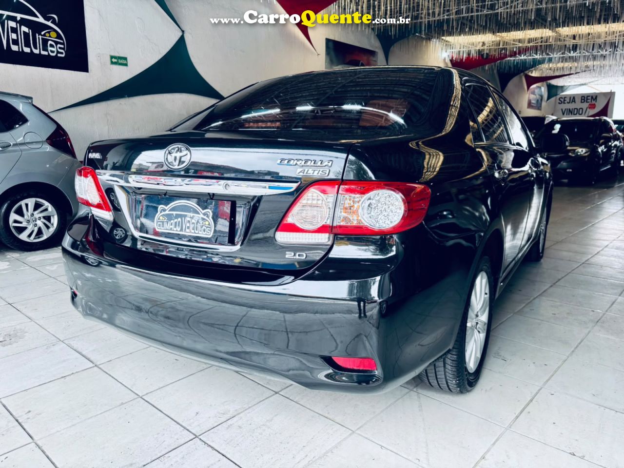 TOYOTA   COROLLA ALTIS 2.0 FLEX 16V AUT.   PRETO 2014 2.0 FLEX - Loja