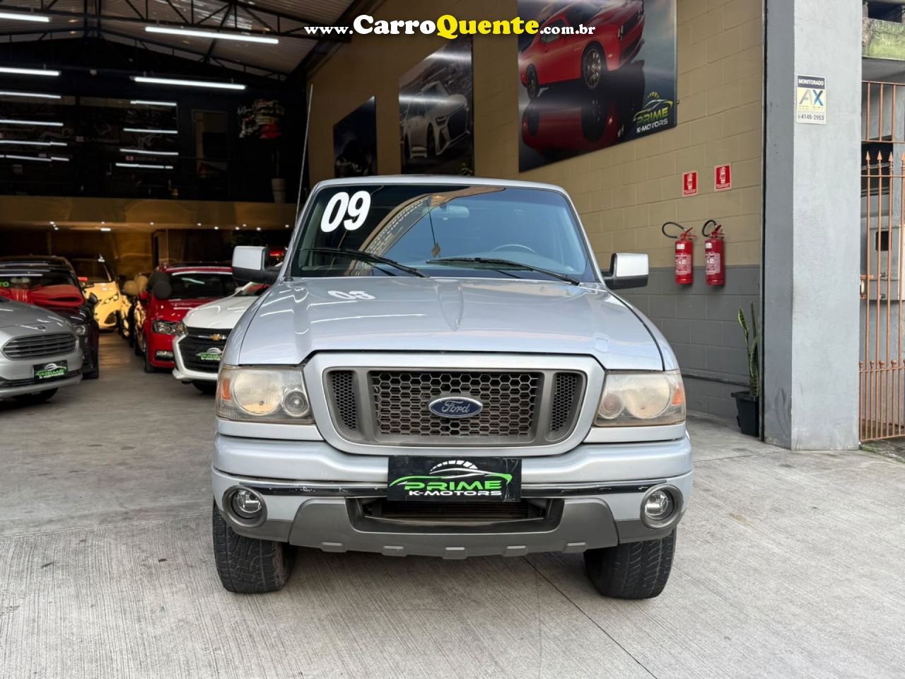 FORD   RANGER XLS 2.3 16V 145CV150CV 4X2 CS   PRATA 2009 2..3 GASOLINA - Loja
