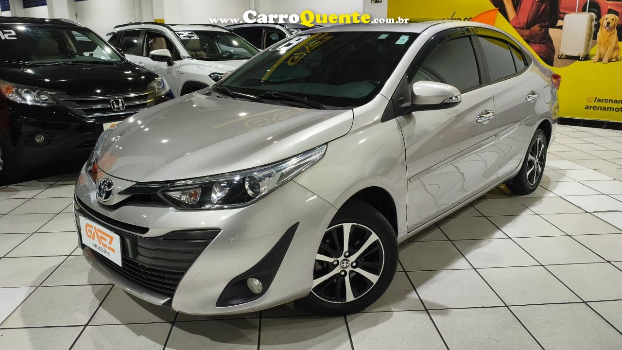 TOYOTA YARIS 1.5 16V SEDAN XLS MULTIDRIVE 2019 - Loja
