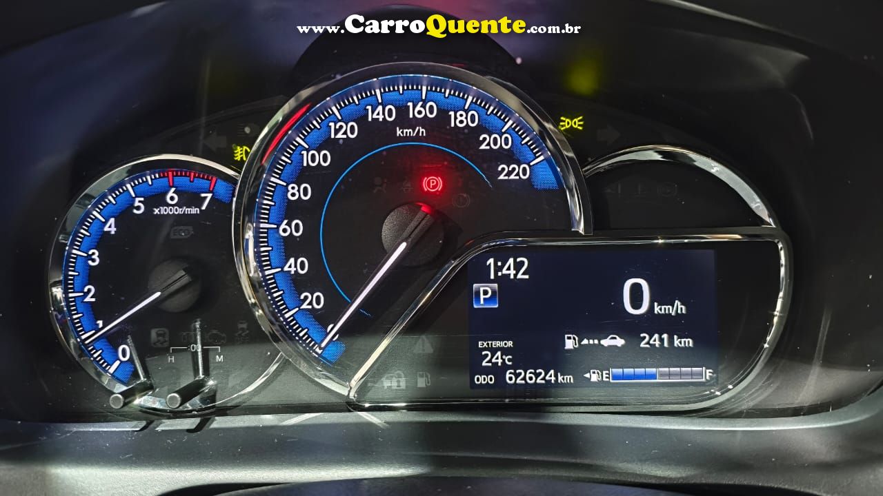 TOYOTA YARIS 1.5 16V SEDAN XLS MULTIDRIVE 2019 - Loja