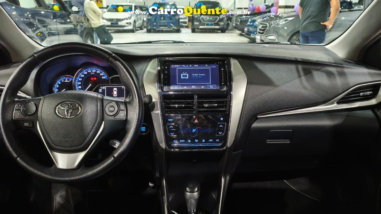 TOYOTA YARIS 1.5 16V SEDAN XLS MULTIDRIVE 2019 - Loja
