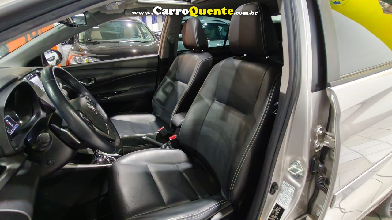 TOYOTA YARIS 1.5 16V SEDAN XLS MULTIDRIVE 2019 - Loja
