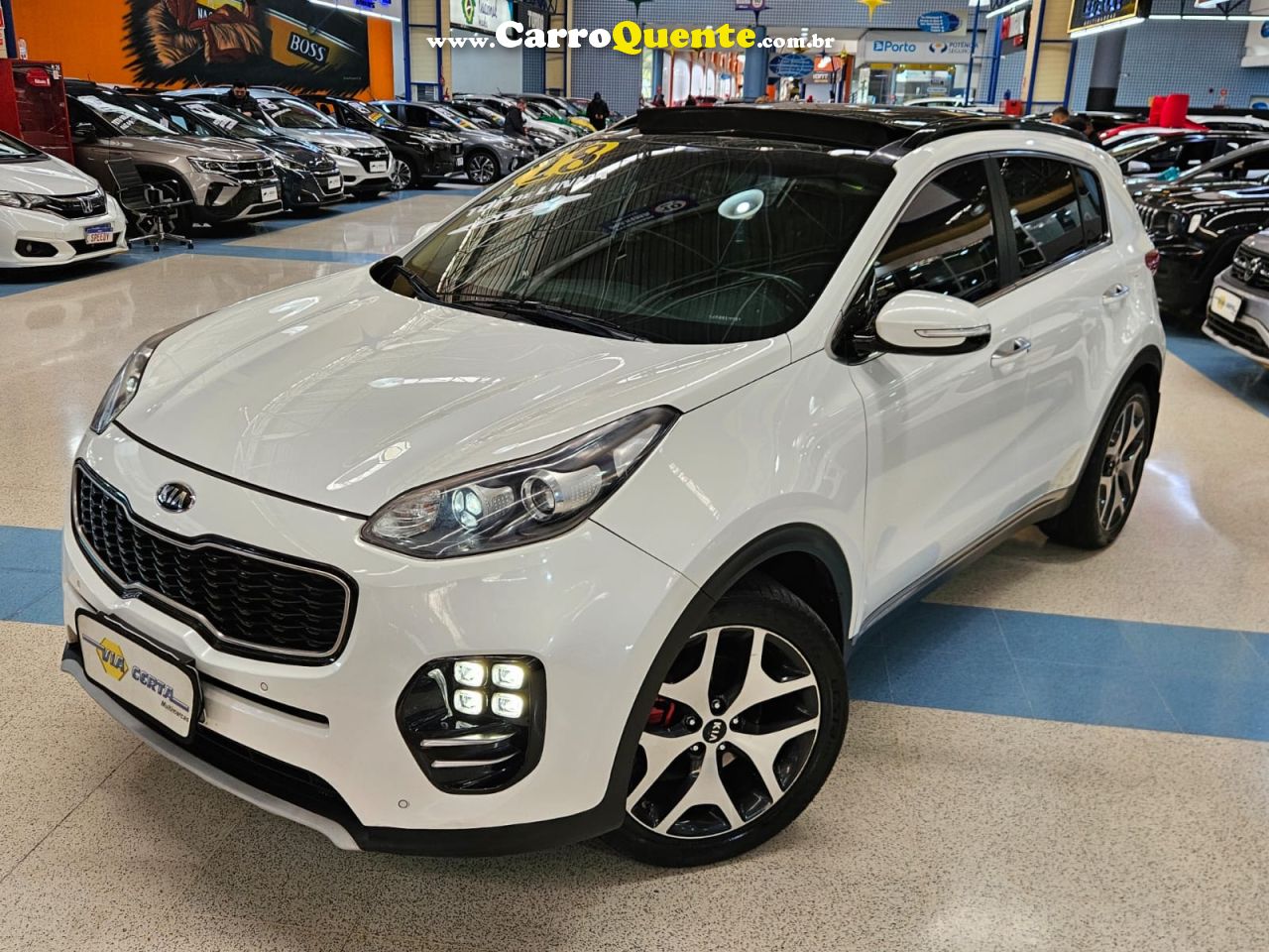 KIA SPORTAGE 2.0 EX FLEX * C/ TETO SOLAR * 2018 - Loja