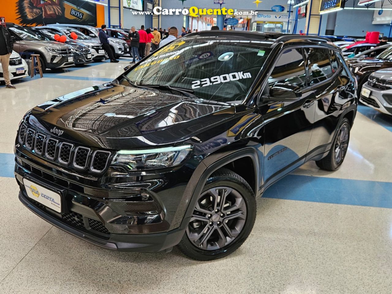 JEEP COMPASS 1.3 TURBO LONGITUDE NIGHT EAGLE *23.000 Km Apenas 2025 - Loja