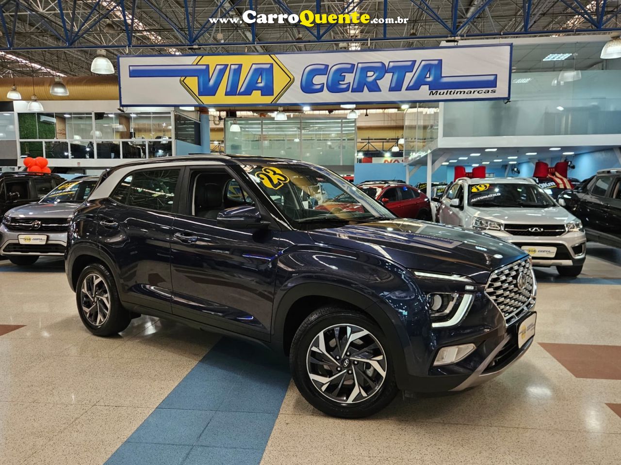 HYUNDAI CRETA 1.0 TURBO PLATINUM * C/ TETO SOLAR * 2023 - Loja