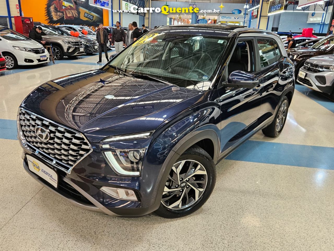 HYUNDAI CRETA 1.0 TURBO PLATINUM * C/ TETO SOLAR * 2023 - Loja