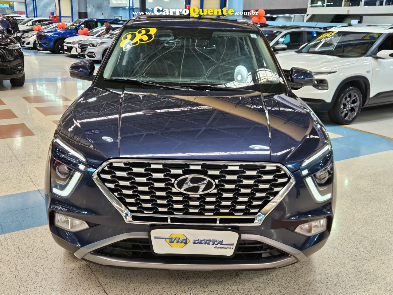 HYUNDAI CRETA 1.0 TURBO PLATINUM * C/ TETO SOLAR * 2023 - Loja