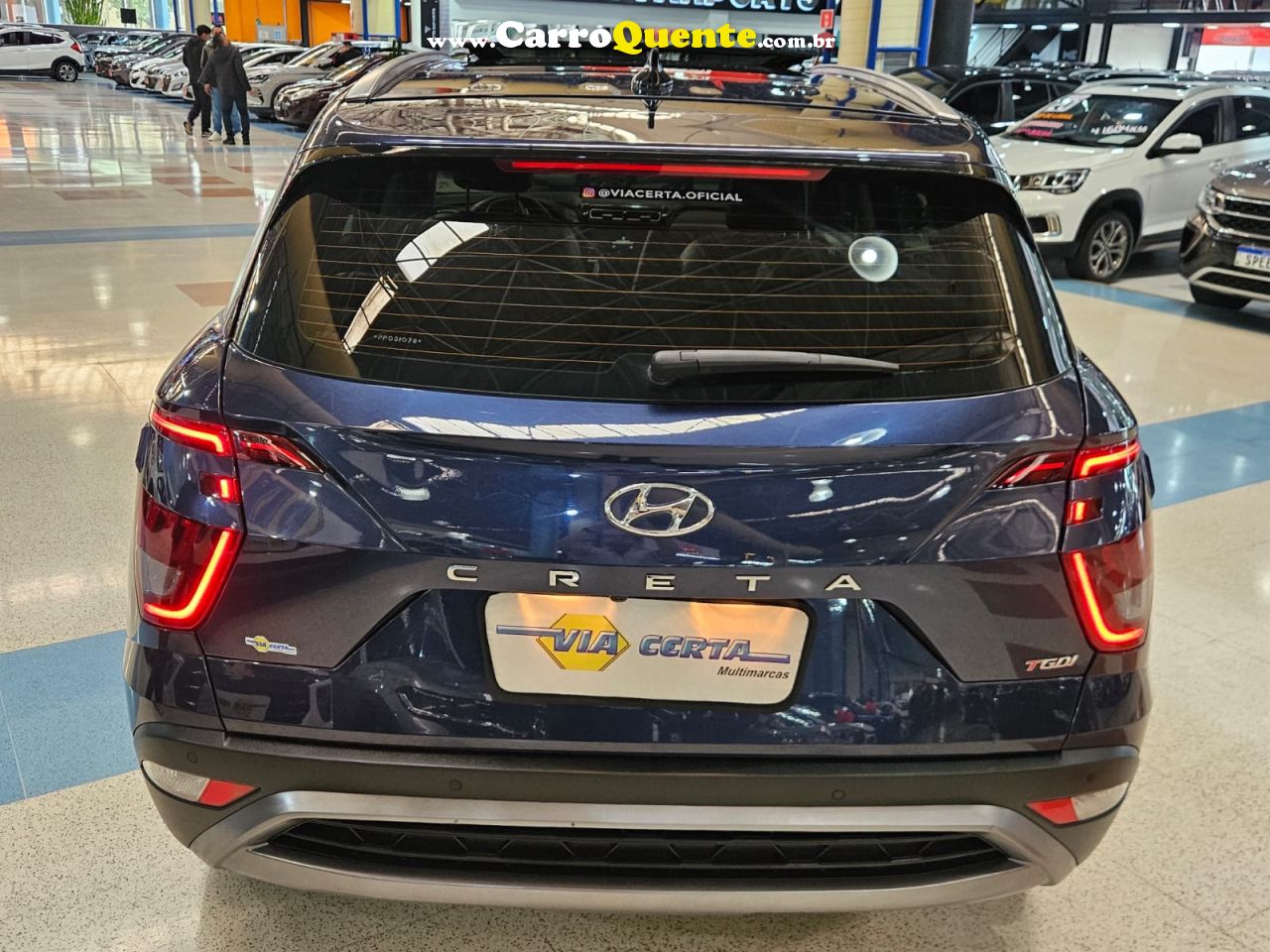 HYUNDAI CRETA 1.0 TURBO PLATINUM * C/ TETO SOLAR * 2023 - Loja