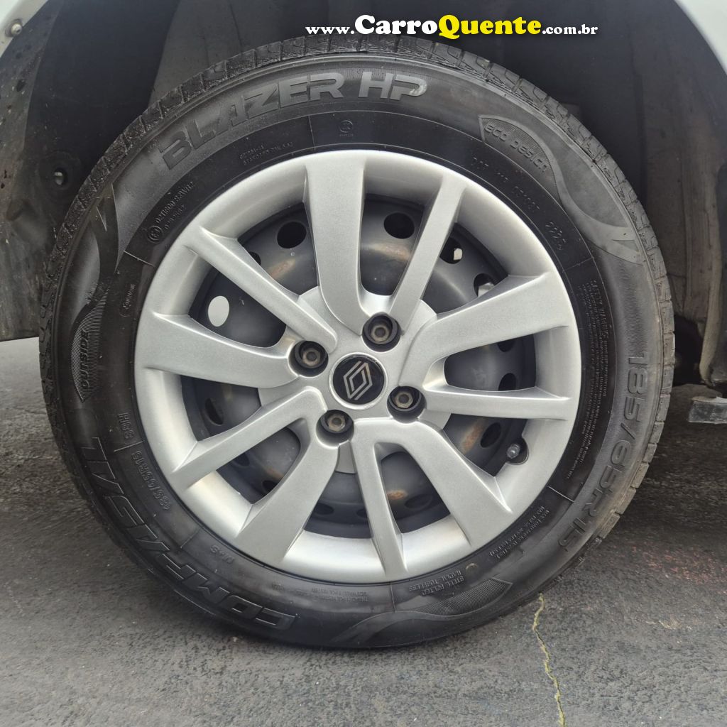 RENAULT   LOGAN AUTHENTIQUE FLEX 1.0 12V 4P   BRANCO 2018 1.0 FLEX - Loja