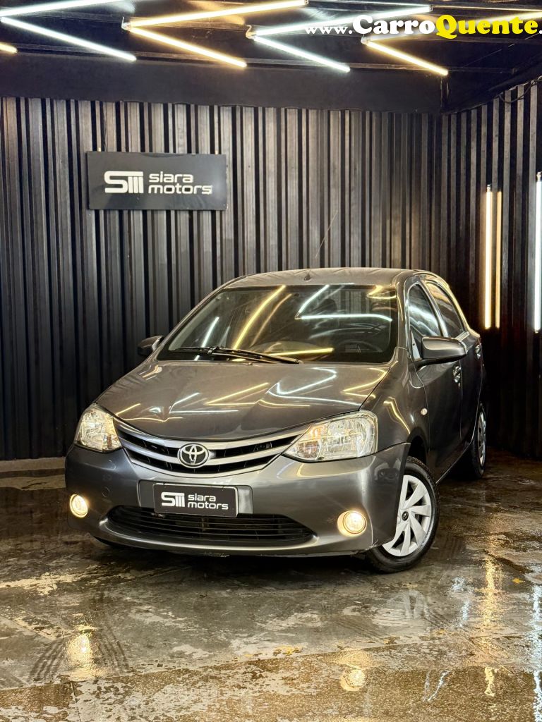 TOYOTA   ETIOS X 1.3 FLEX 16V 5P MEC.   CINZA 2015 1.3 FLEX - Loja
