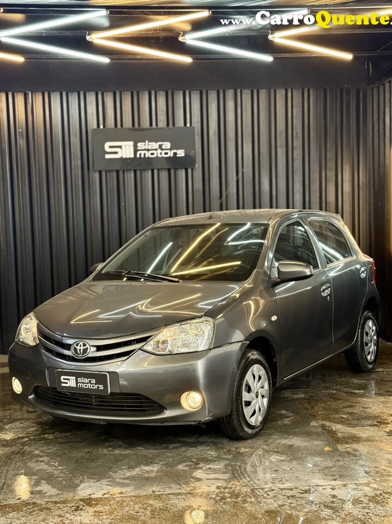 TOYOTA   ETIOS X 1.3 FLEX 16V 5P MEC.   CINZA 2015 1.3 FLEX - Loja