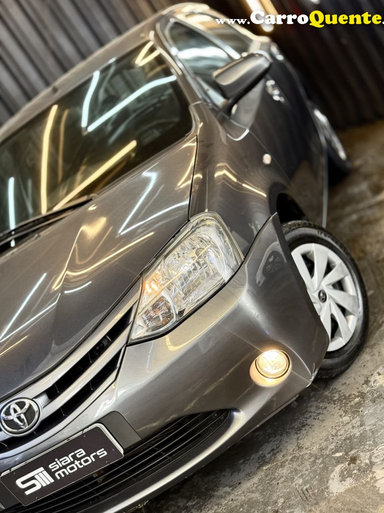 TOYOTA   ETIOS X 1.3 FLEX 16V 5P MEC.   CINZA 2015 1.3 FLEX - Loja