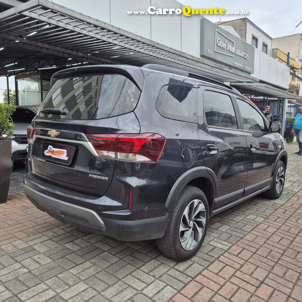 CHEVROLET   SPIN PREMIER 1.8 8V ECONO.FLEX 5P AUT.   CINZA 2025 1.8 FLEX - Loja