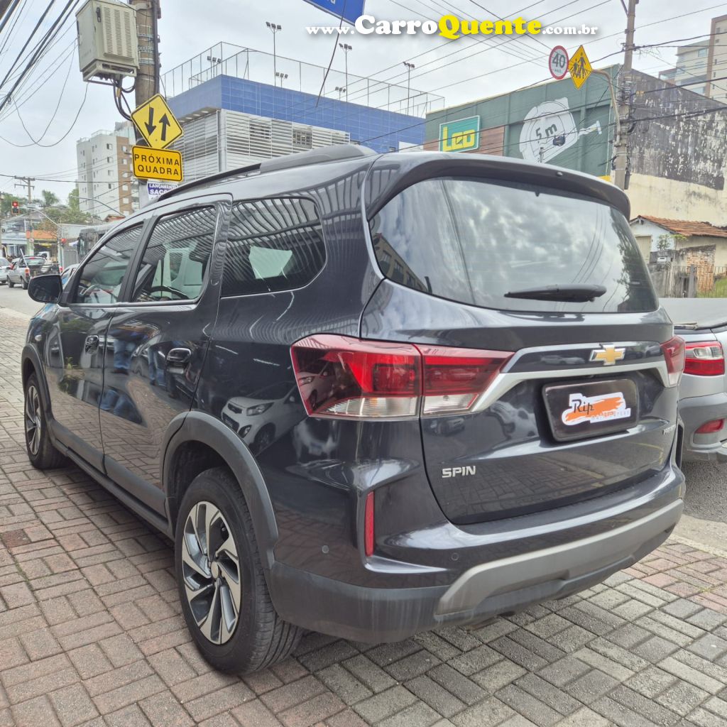 CHEVROLET   SPIN PREMIER 1.8 8V ECONO.FLEX 5P AUT.   CINZA 2025 1.8 FLEX - Loja